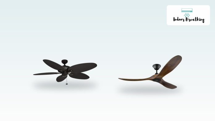 Honeywell Duvall and Monte Carlo Maverick outdoor ceiling fans