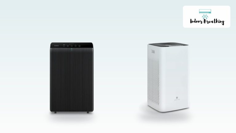 Two air purifiers compared by CADR rating