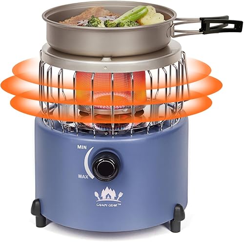 Campy Gear Chubby 2-in-1 Propane Heater and Stove