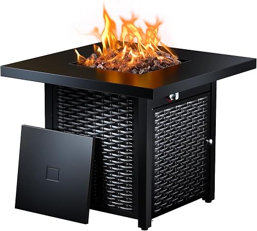 ciays 28 inch propane fire pit table 50 Ciays 28 Inch Propane Fire Pit Table