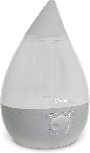 Crane Drop 1-Gallon Ultrasonic Cool Mist Humidifier