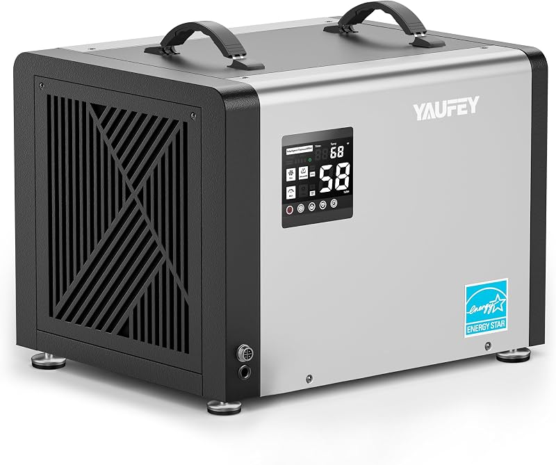 Yaufey 70 pint Energy Star dehumidifier with drain hose