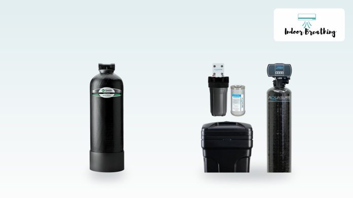Salt-free water conditioner and water softener