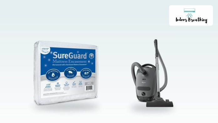 Dust mite covers and sealed vacuum