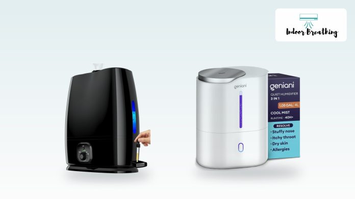 Top-fill humidifier and diffuser combos