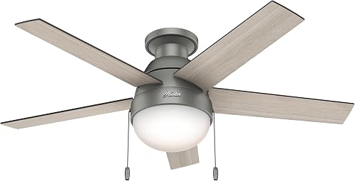 hunter anslee 59270 46 in indoor low profile ceiling fan Hunter Anslee 59270 46-Inch Low Profile Ceiling Fan