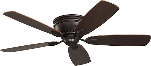 kathy ireland home prima snugger 52 in flush mount Prima Snugger 52-Inch Flush Mount Ceiling Fan (kathy ireland HOME)