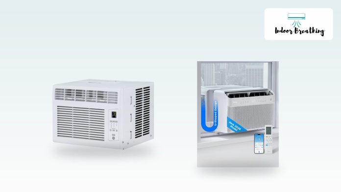 Low-profile window air conditioners