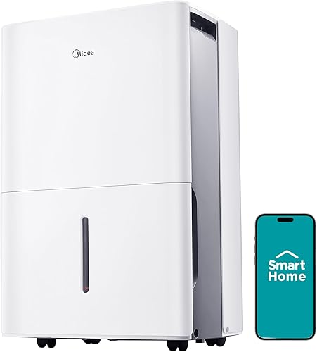 Midea 50 Pint 4,500 Sq Ft Dehumidifier with Wi-Fi