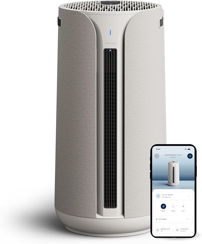 oct30 b08kqj39lf product Blueair ComfortPure T20i 3-in-1 air purifier, fan and heater