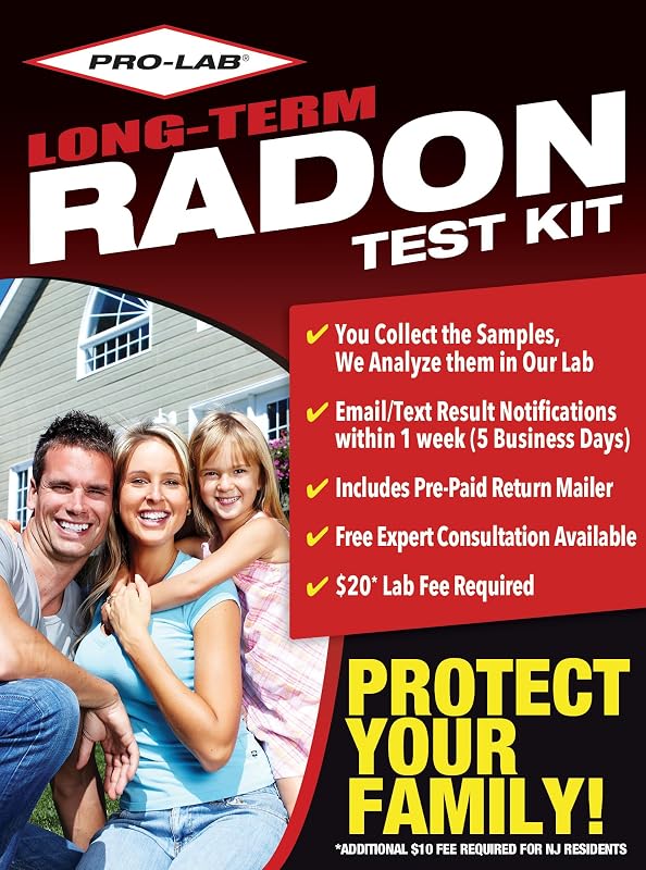 radon pro lab long term test kit PRO-LAB long term radon test kit