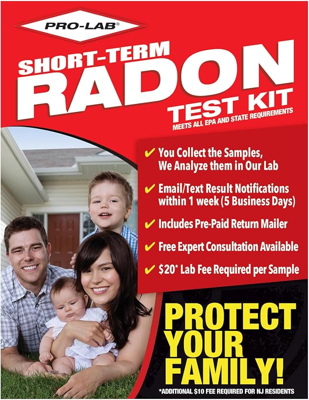 radon pro lab short term test kit PRO-LAB short term radon test kit