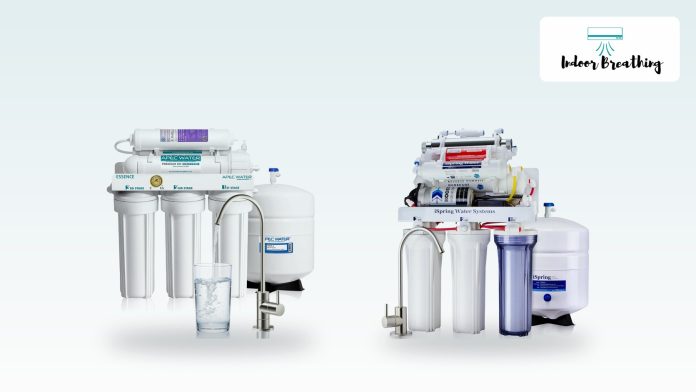 Reverse osmosis systems for the kitchen