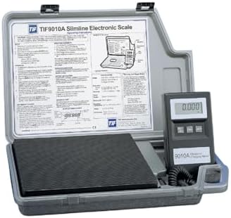 robinair tif9010a slimline electronic refrigerant scale Robinair TIF9010A Slimline Electronic Scale, 110 lb