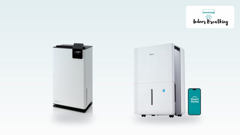 Quiet dehumidifiers for living spaces