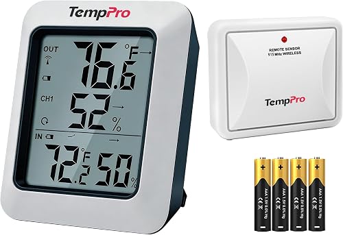 TempPro TempAir 500 ft Indoor Outdoor Thermometer
