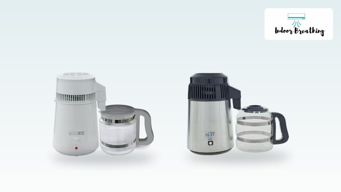 Countertop water distillers