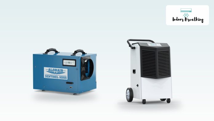 Commercial dehumidifiers for a crawl space or wet basement
