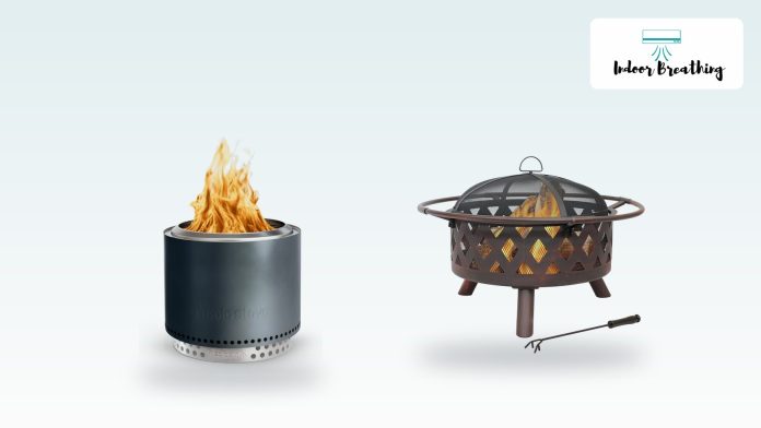 Wood-burning fire pits and bowls