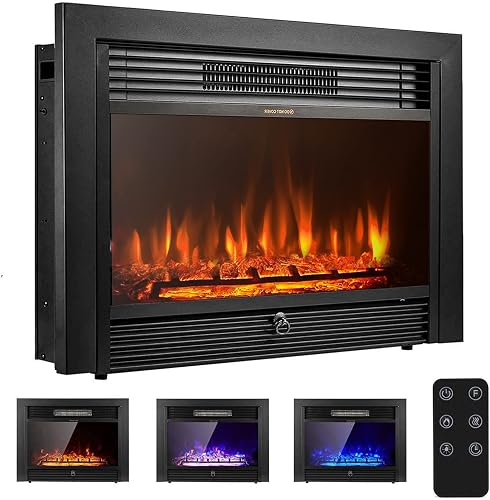 yodolla 28 5 inch electric fireplace insert YODOLLA 28.5-inch Electric Fireplace Insert
